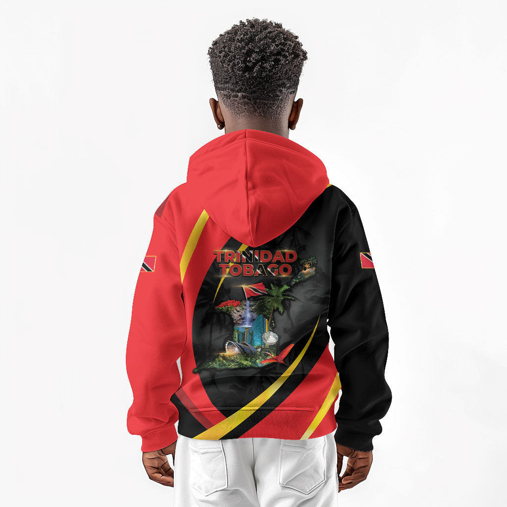 Trinidad And Tobago Independence Day Kid Hoodie Two Islands One Nation Endless Pride
