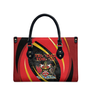 Trinidad And Tobago Independence Day Leather Bag Two Islands One Nation Endless Pride