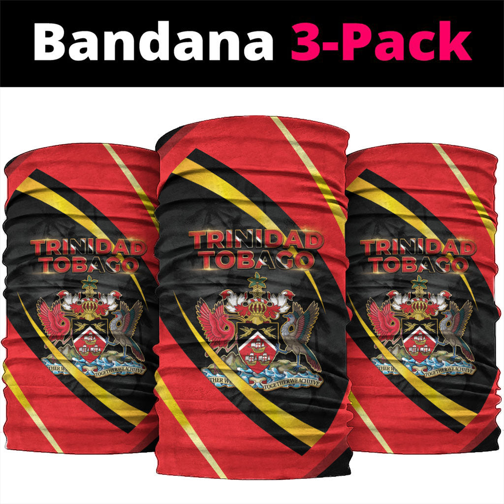 Trinidad And Tobago Independence Day Neck Gaiter Two Islands One Nation Endless Pride