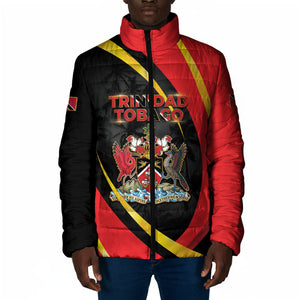 Trinidad And Tobago Independence Day Padded Jacket Two Islands One Nation Endless Pride