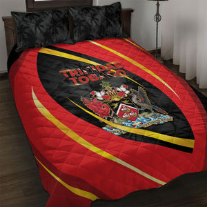 Trinidad And Tobago Independence Day Quilt Bed Set Two Islands One Nation Endless Pride