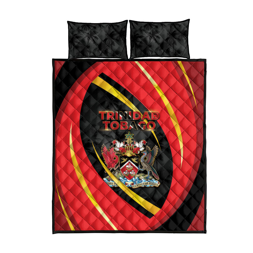 Trinidad And Tobago Independence Day Quilt Bed Set Two Islands One Nation Endless Pride