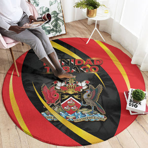 Trinidad And Tobago Independence Day Round Carpet Two Islands One Nation Endless Pride