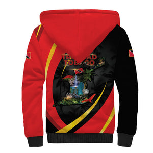 Trinidad And Tobago Independence Day Sherpa Hoodie Two Islands One Nation Endless Pride