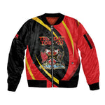Trinidad And Tobago Independence Day Sleeve Zip Bomber Jacket Two Islands One Nation Endless Pride