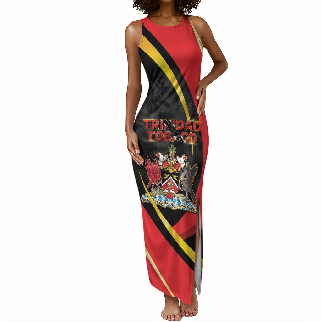 Trinidad And Tobago Independence Day Tank Maxi Dress Two Islands One Nation Endless Pride