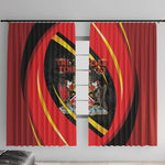 Trinidad And Tobago Independence Day Window Curtain Two Islands One Nation Endless Pride