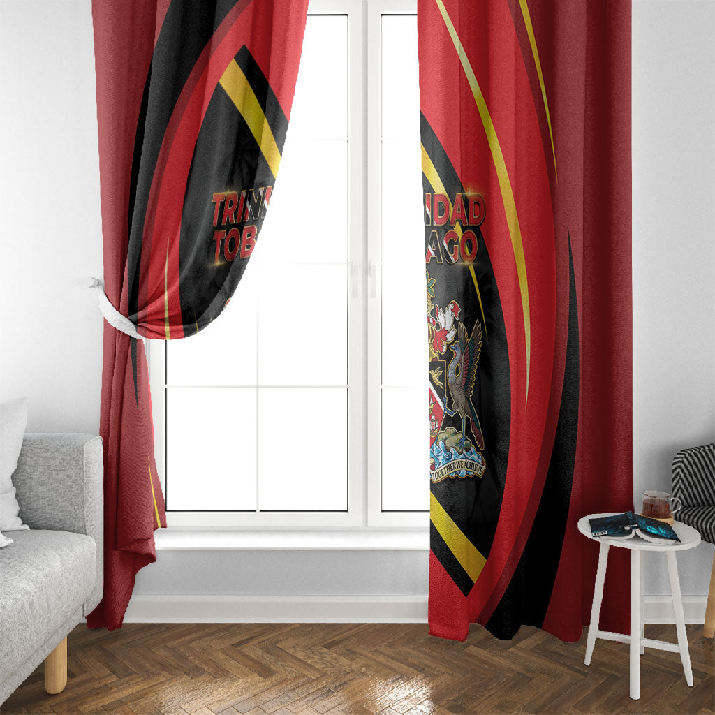 Trinidad And Tobago Independence Day Window Curtain Two Islands One Nation Endless Pride
