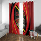 Trinidad And Tobago Independence Day Window Curtain Two Islands One Nation Endless Pride