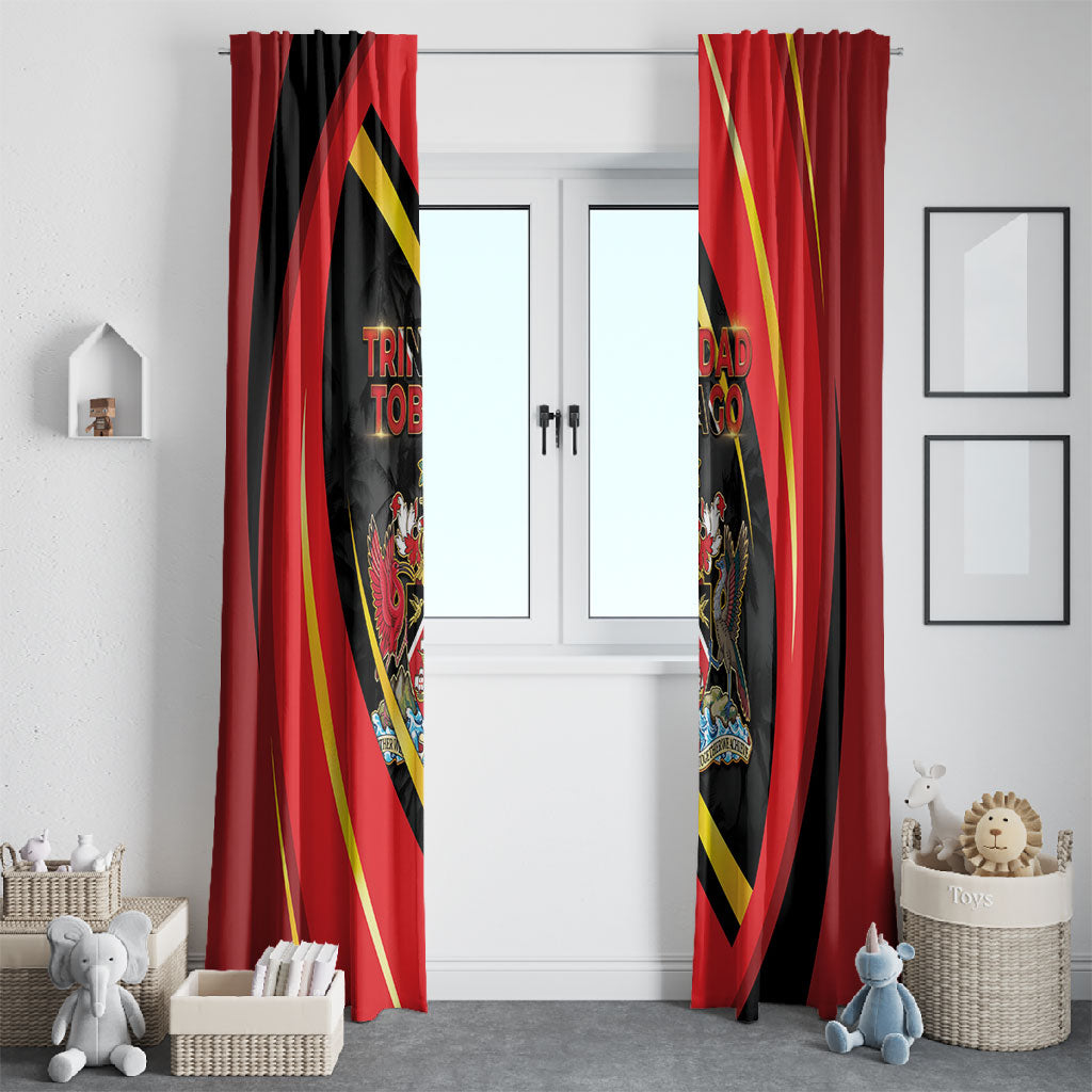 Trinidad And Tobago Independence Day Window Curtain Two Islands One Nation Endless Pride