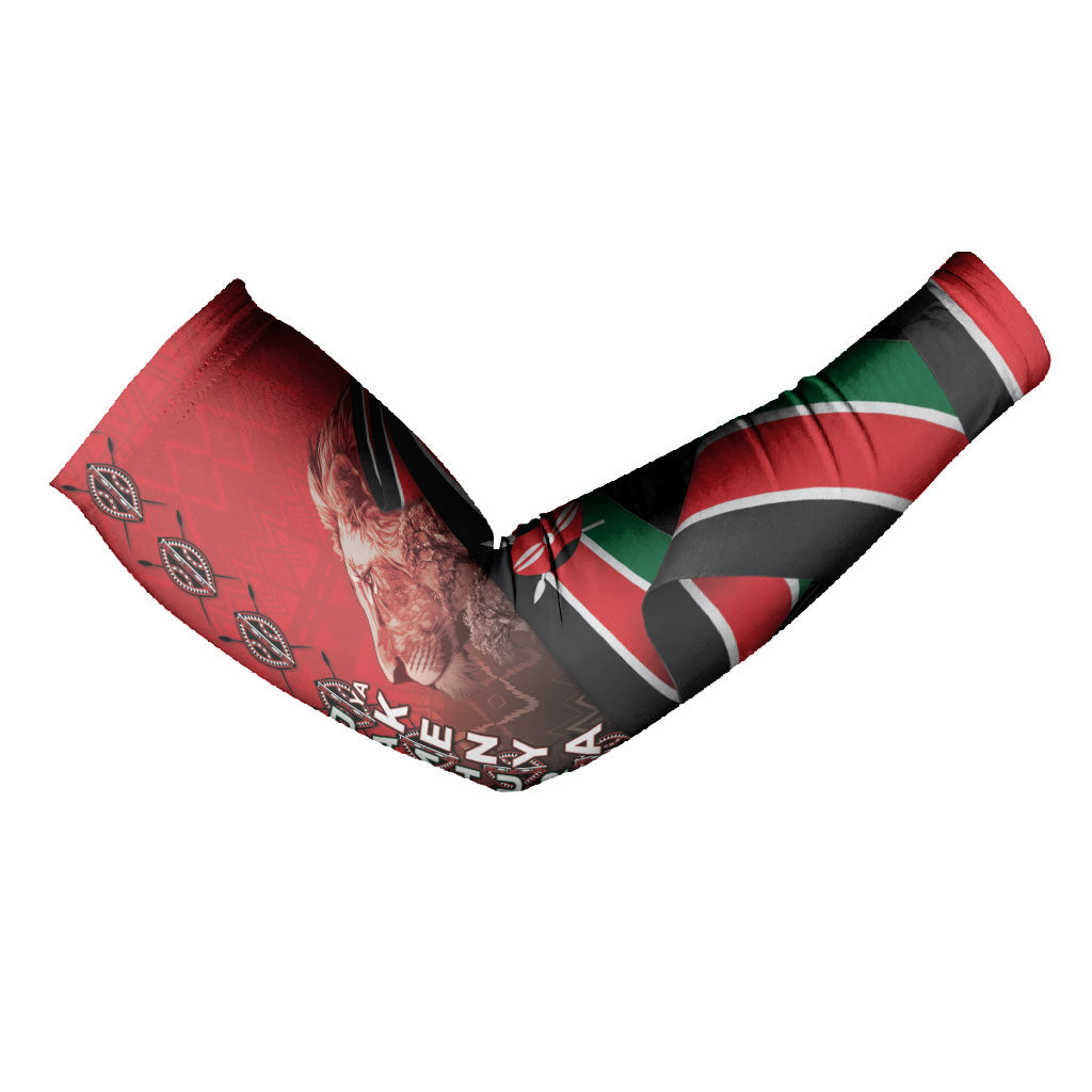 Jamhuri Ya Kenya Arm Sleeves Patriotic Lion With Flag