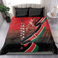 Jamhuri Ya Kenya Bedding Set Patriotic Lion With Flag