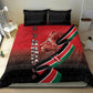 Jamhuri Ya Kenya Bedding Set Patriotic Lion With Flag