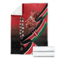 Jamhuri Ya Kenya Blanket Patriotic Lion With Flag