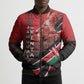 Jamhuri Ya Kenya Bomber Puffer Jacket Patriotic Lion With Flag