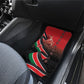 Jamhuri Ya Kenya Car Mats Patriotic Lion With Flag