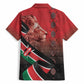 Jamhuri Ya Kenya Hawaiian Shirt Patriotic Lion With Flag
