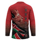 Jamhuri Ya Kenya Hockey Jersey Patriotic Lion With Flag