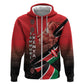 Jamhuri Ya Kenya Hoodie Patriotic Lion With Flag