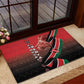 Jamhuri Ya Kenya Rubber Doormat Patriotic Lion With Flag