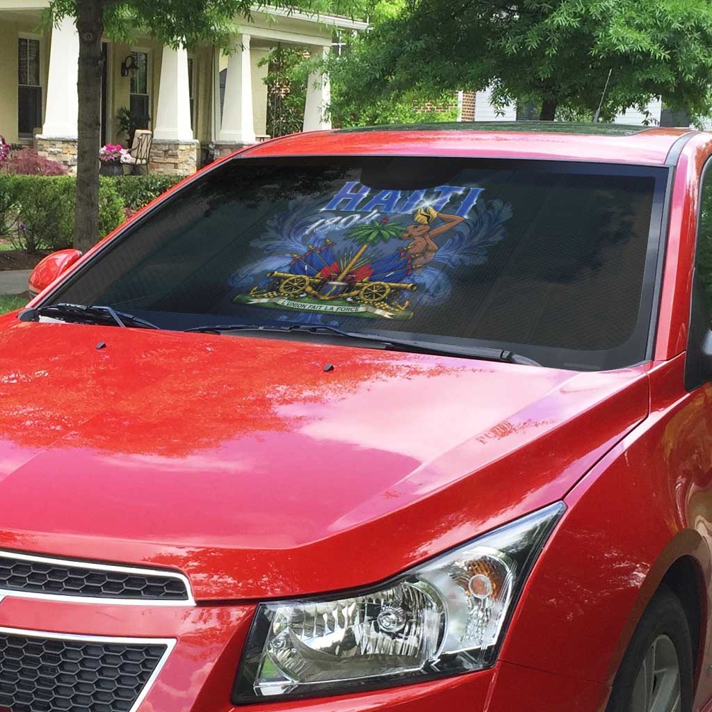 Haiti 1804 Auto Sun Shade Haitian Heritage Month