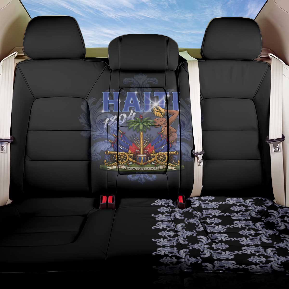 Haiti 1804 Back Car Seat Cover Haitian Heritage Month