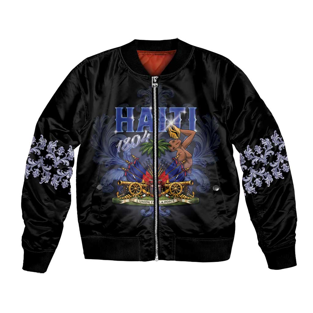 Haiti 1804 Bomber Jacket Haitian Heritage Month