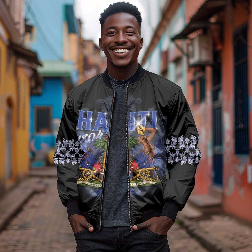Haiti 1804 Bomber Jacket Haitian Heritage Month
