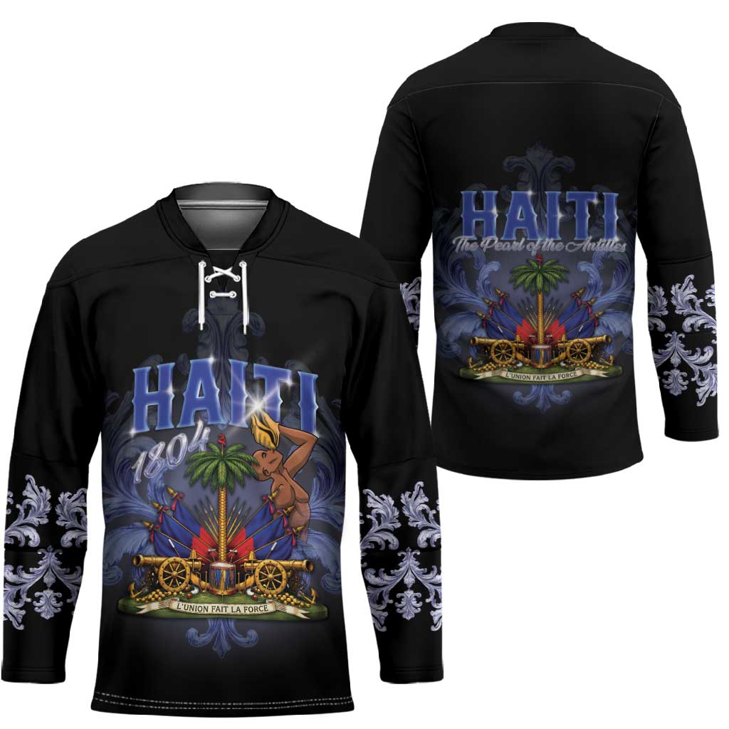 Haiti 1804 Hockey Jersey Haitian Heritage Month