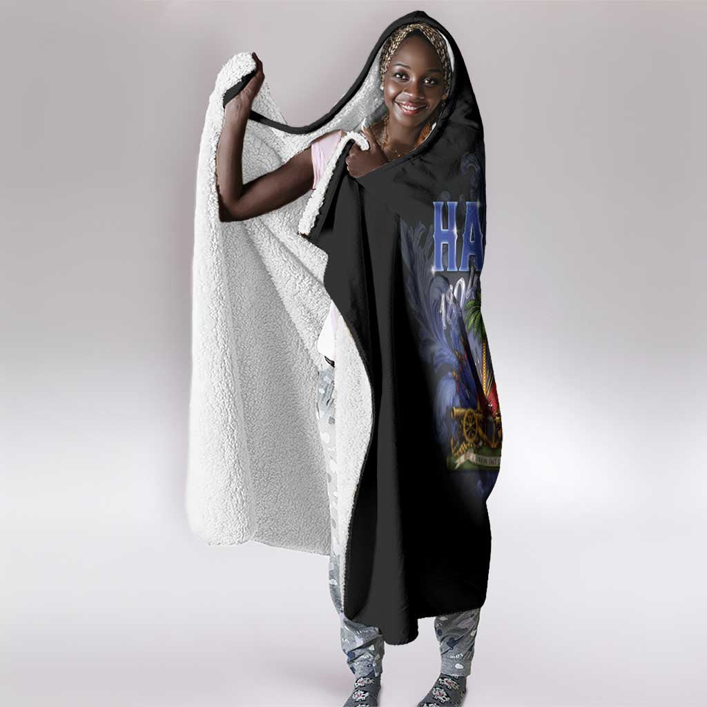 Haiti 1804 Hooded Blanket Haitian Heritage Month
