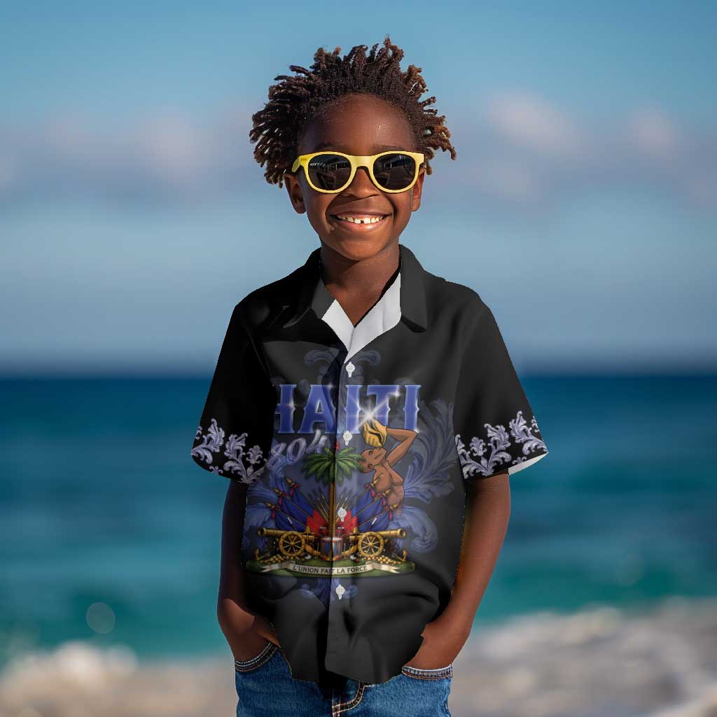 Haiti 1804 Kid Hawaiian Shirt Haitian Heritage Month