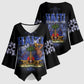 Haiti 1804 Kimono Sleeve Blouse Haitian Heritage Month