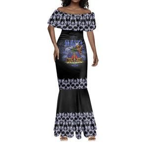 Haiti 1804 Mermaid Dress Haitian Heritage Month