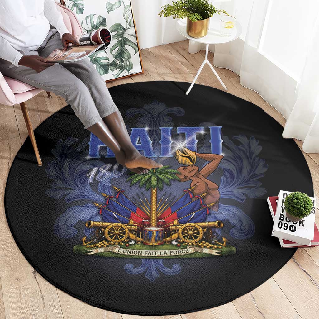 Haiti 1804 Round Carpet Haitian Heritage Month