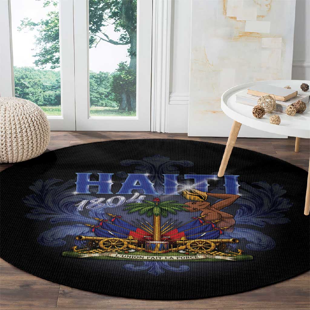 Haiti 1804 Round Carpet Haitian Heritage Month