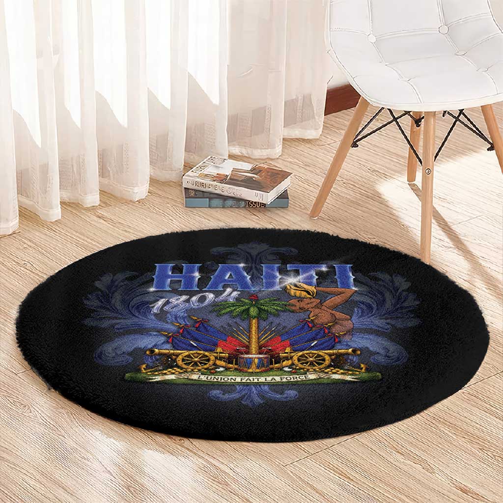 Haiti 1804 Round Carpet Haitian Heritage Month