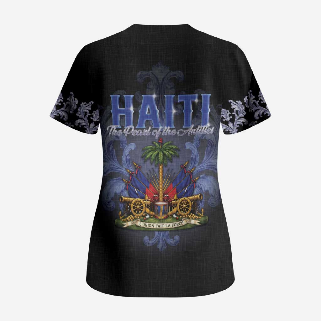 Haiti 1804 Scrub Top Haitian Heritage Month