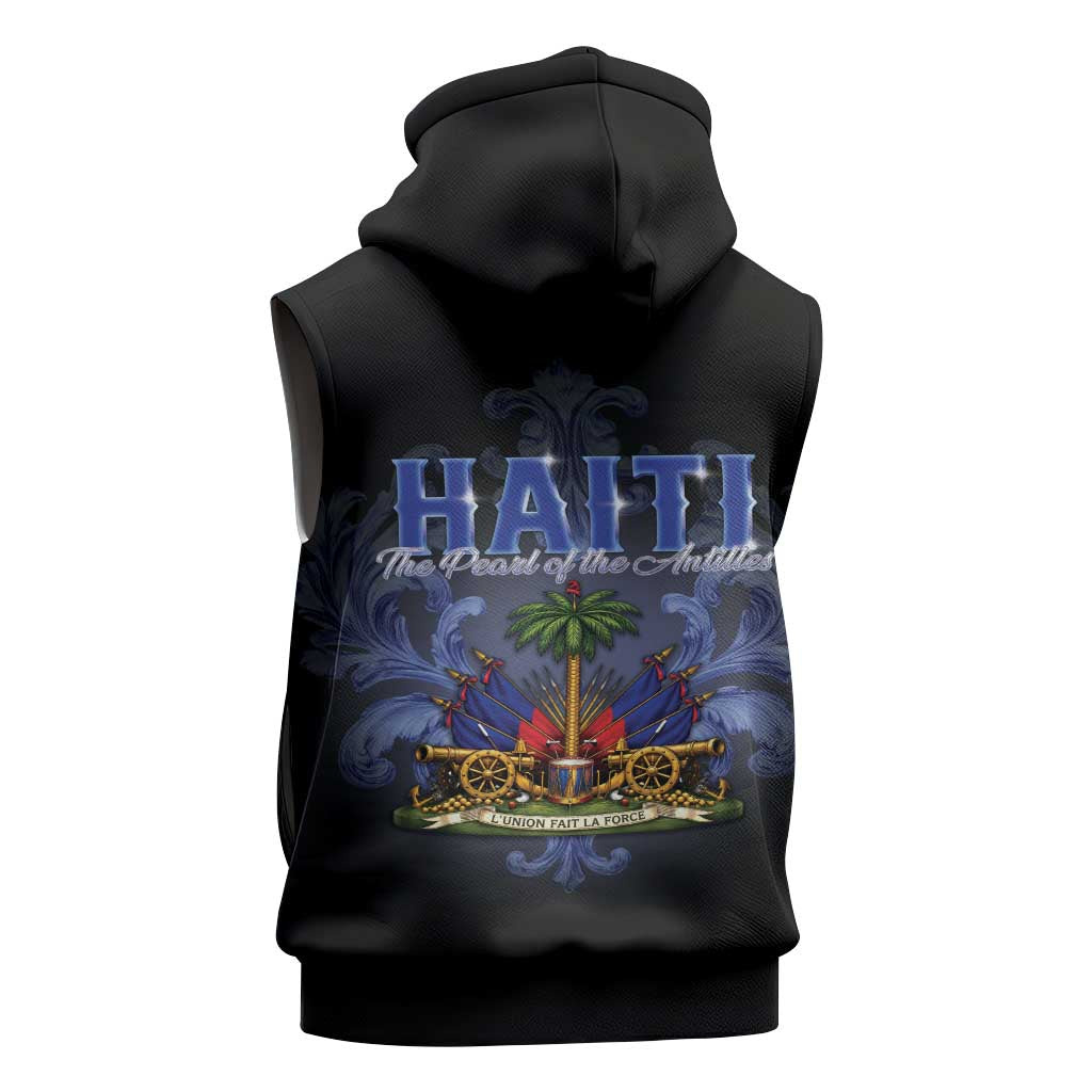Haiti 1804 Sleeveless Hoodie Haitian Heritage Month