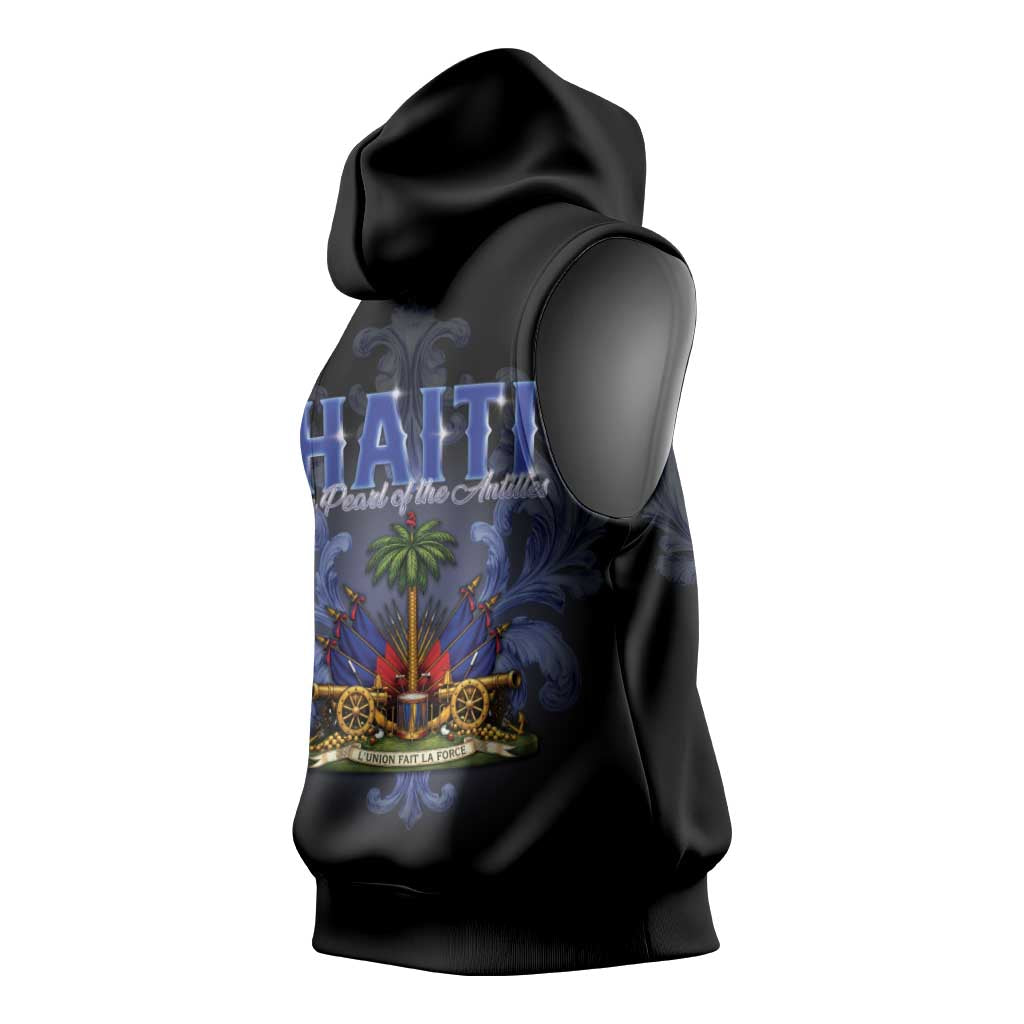Haiti 1804 Sleeveless Hoodie Haitian Heritage Month