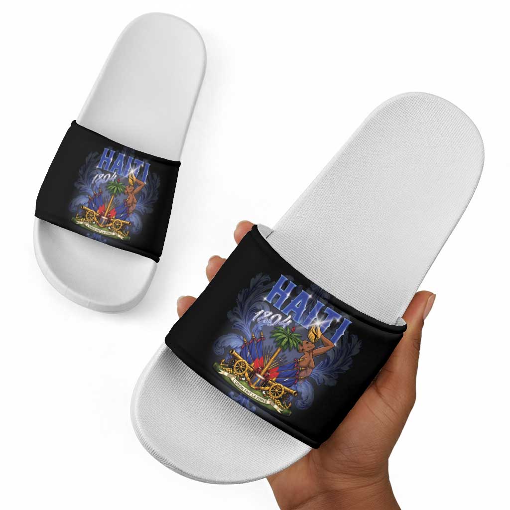Haiti 1804 Slide Sandals Haitian Heritage Month