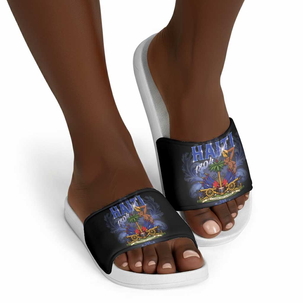 Haiti 1804 Slide Sandals Haitian Heritage Month