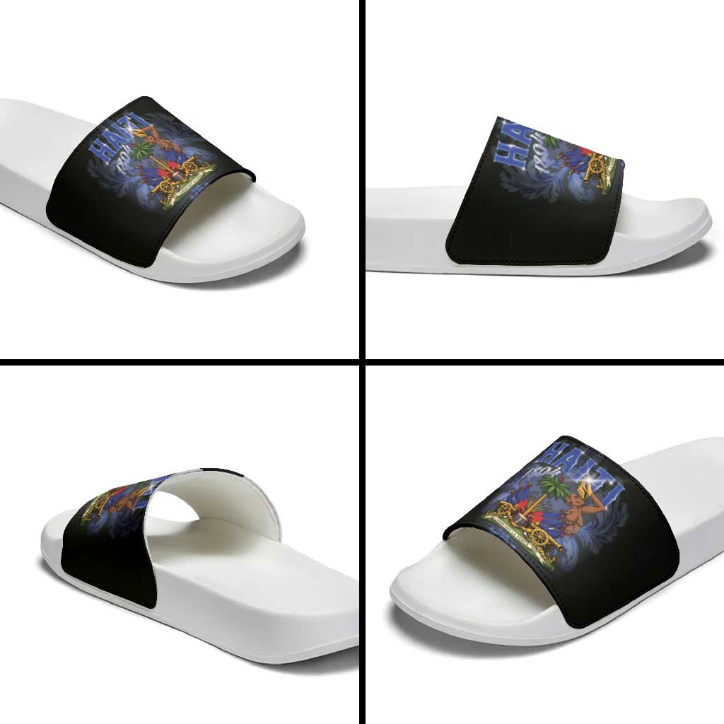 Haiti 1804 Slide Sandals Haitian Heritage Month