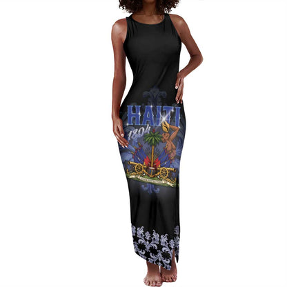 Haiti 1804 Tank Maxi Dress Haitian Heritage Month