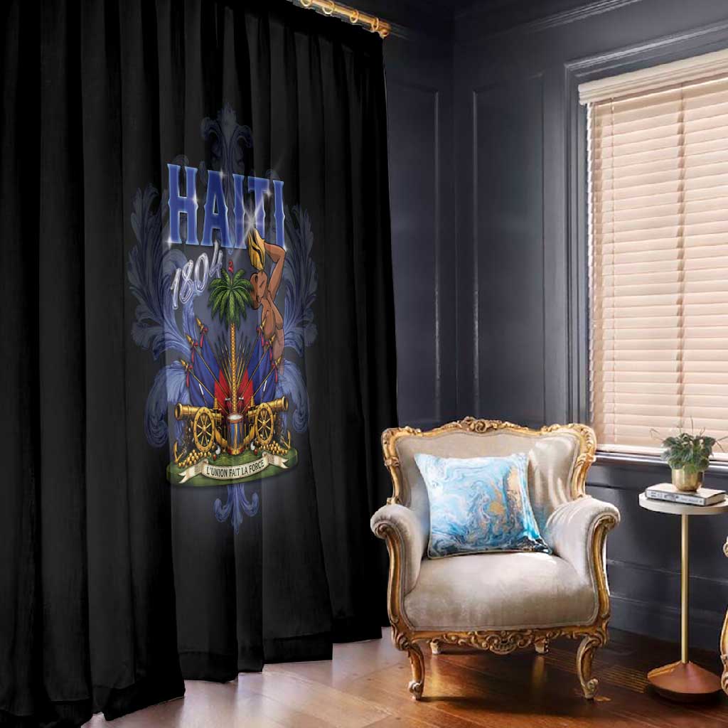 Haiti 1804 Window Curtain Haitian Heritage Month