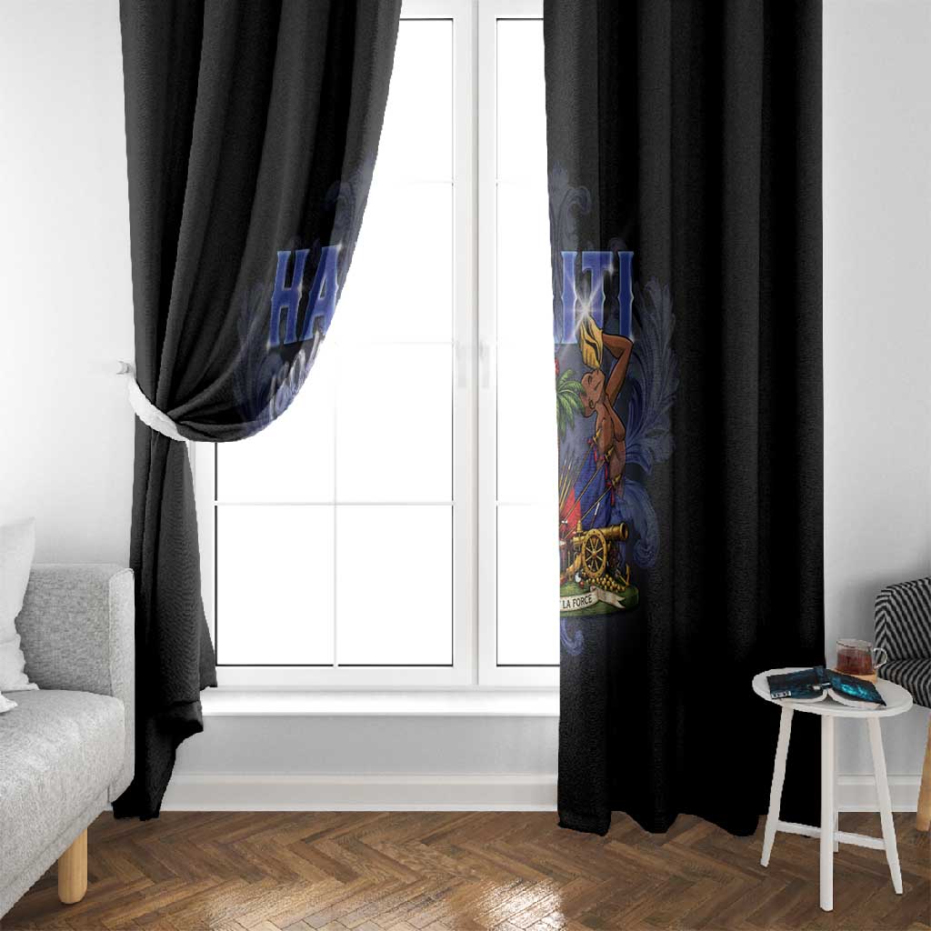 Haiti 1804 Window Curtain Haitian Heritage Month
