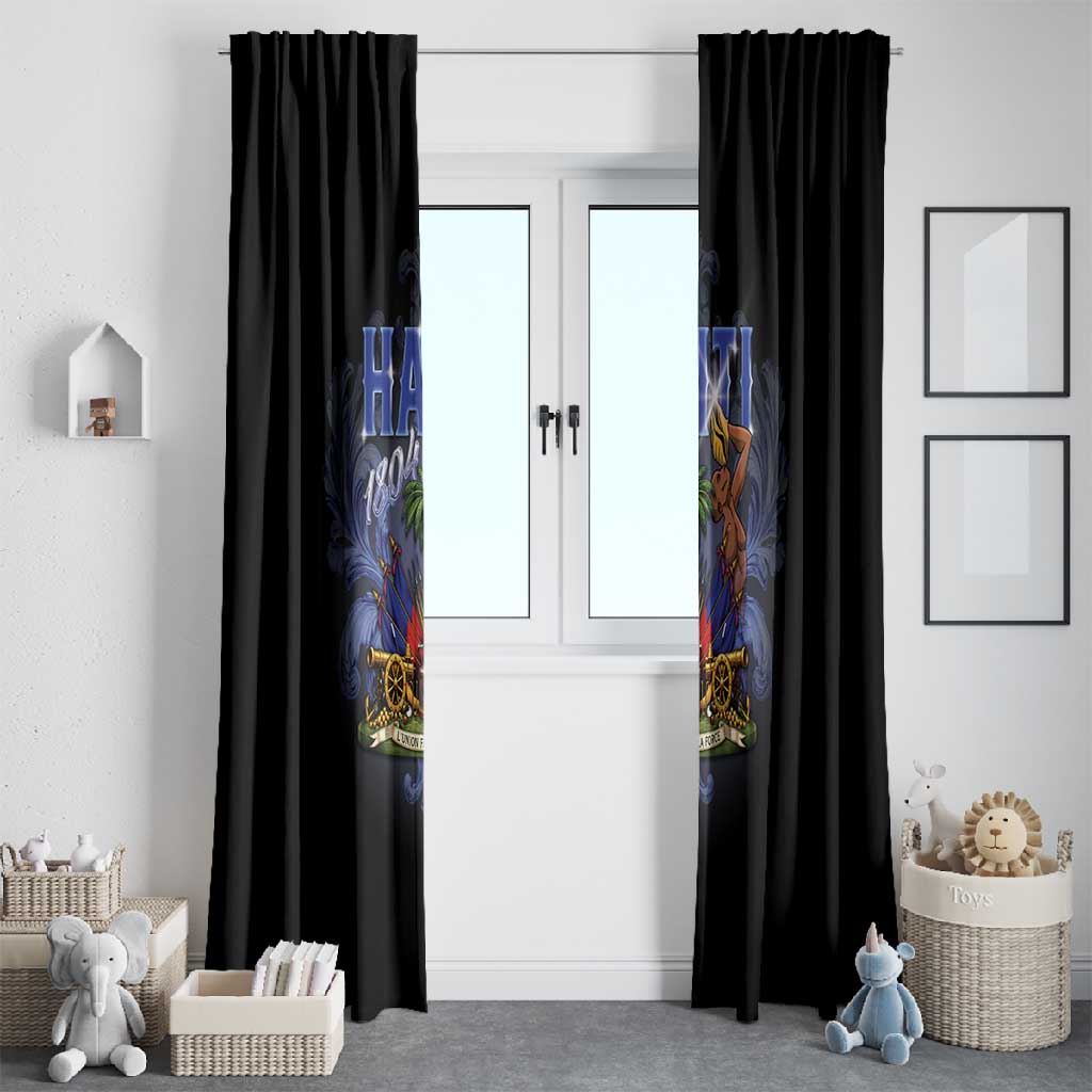 Haiti 1804 Window Curtain Haitian Heritage Month