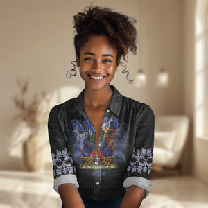 Haiti 1804 Women Casual Shirt Haitian Heritage Month
