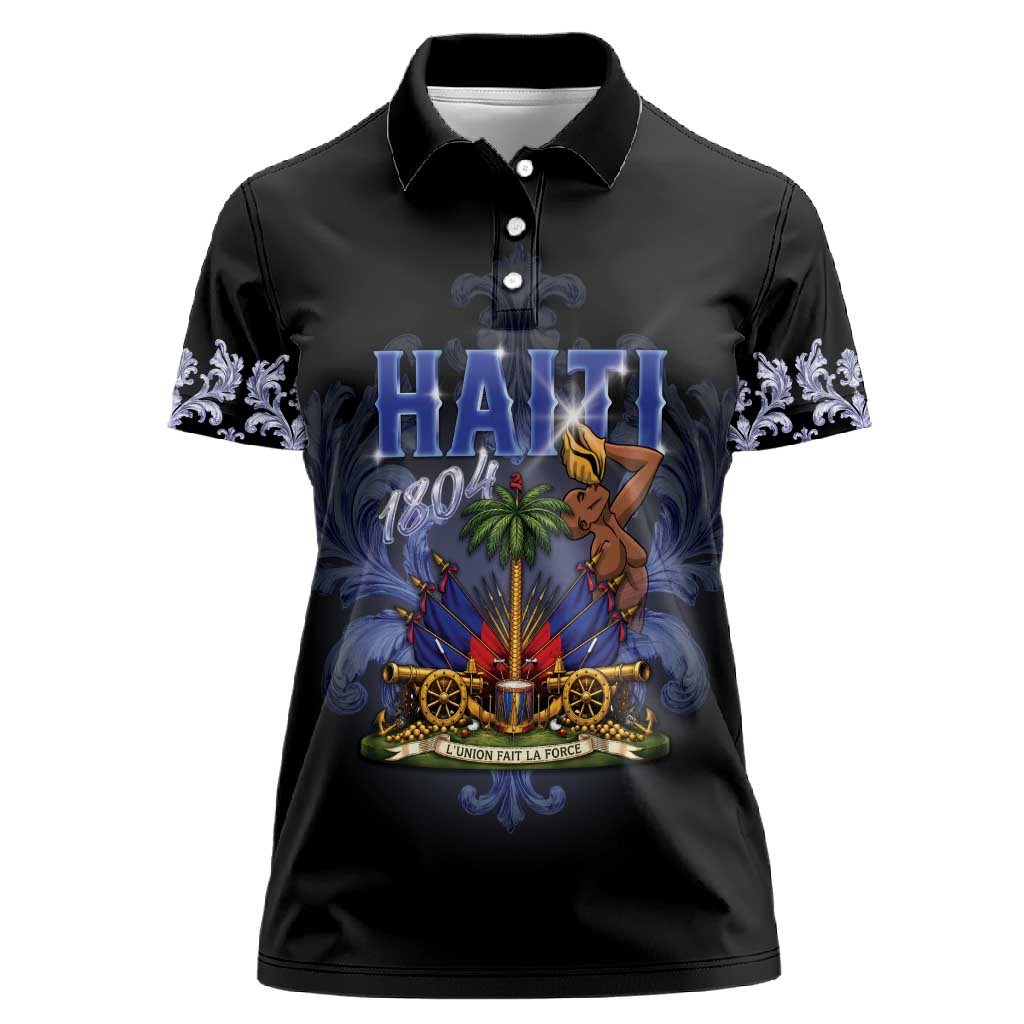Haiti 1804 Women Polo Shirt Haitian Heritage Month
