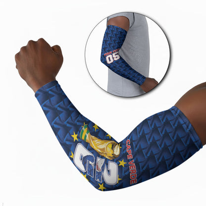 Custom Cabo Verde Football 2026 Arm Sleeves Road To Glory