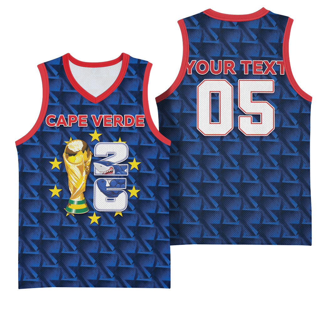 Custom Cabo Verde Football 2026 Basketball Jersey Road To Glory